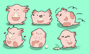 Chansey by Flowfell