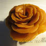 Beeswax Rose Candle