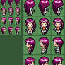 Pokemon (anime) Jessie/Musashi overworld sprite