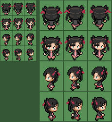 Pokemon Sword/Shield Marnie Overworld sprite