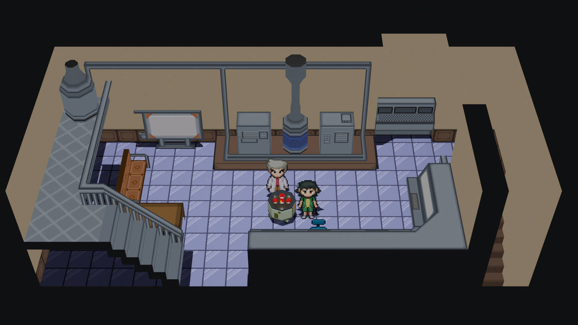 Pokemon anime Prof. Oak's lab Custom map - Remake by Zender1752 on ...