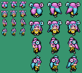 Pokemon SV - Geeta Trainer Sprites [GBA Style] by RHcks on DeviantArt