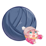 Shima Rin's bun on the top of nadeshiko