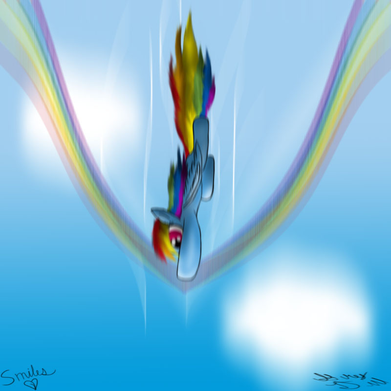 rainbow dash sonic rainboom