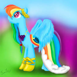 Rainbow Dash Gala Dress