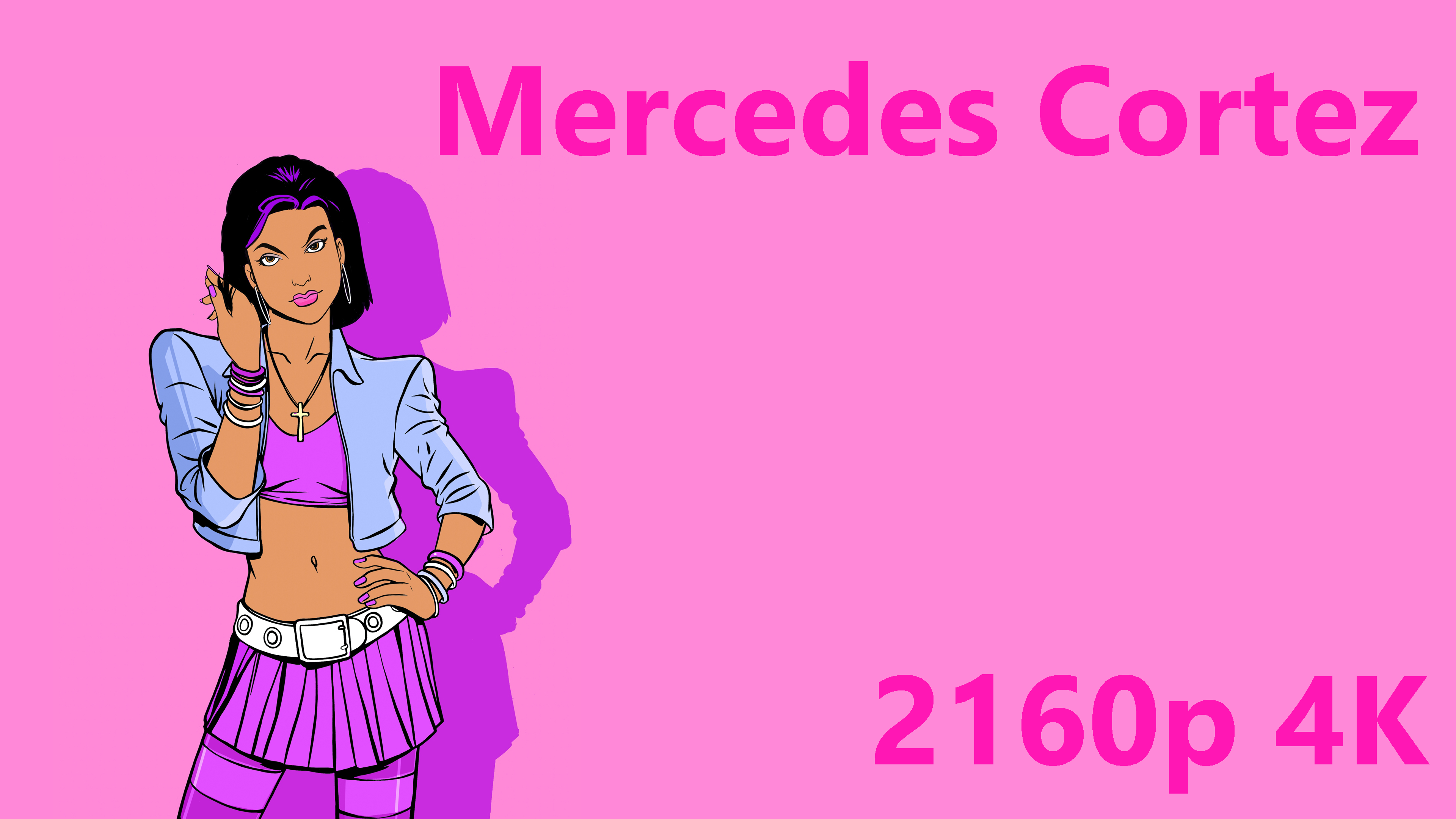 GTA Vice City Mercedes Cortez 2160p 4K.