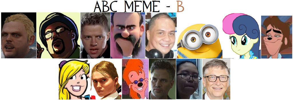 Abc Def Meme ABC Meme - B by LuisLopezV on DeviantArt