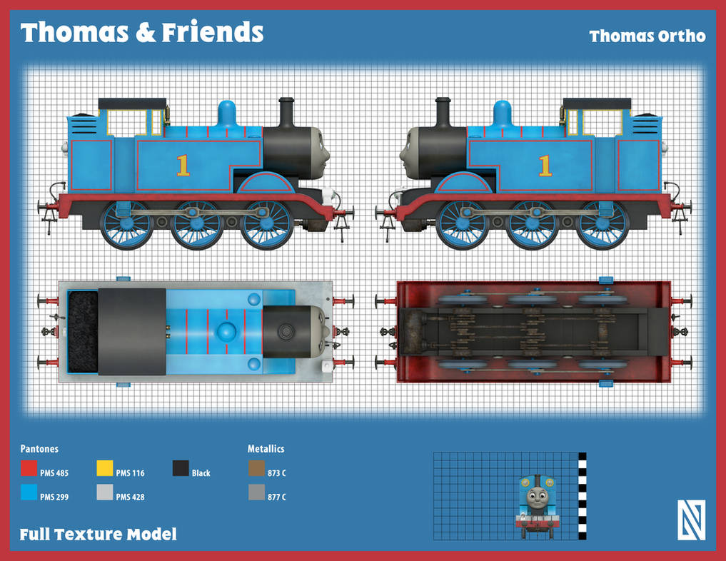 Gordon Cgi Model CGI Thomas Orthos V2 by Juliantsk123 on DeviantArt