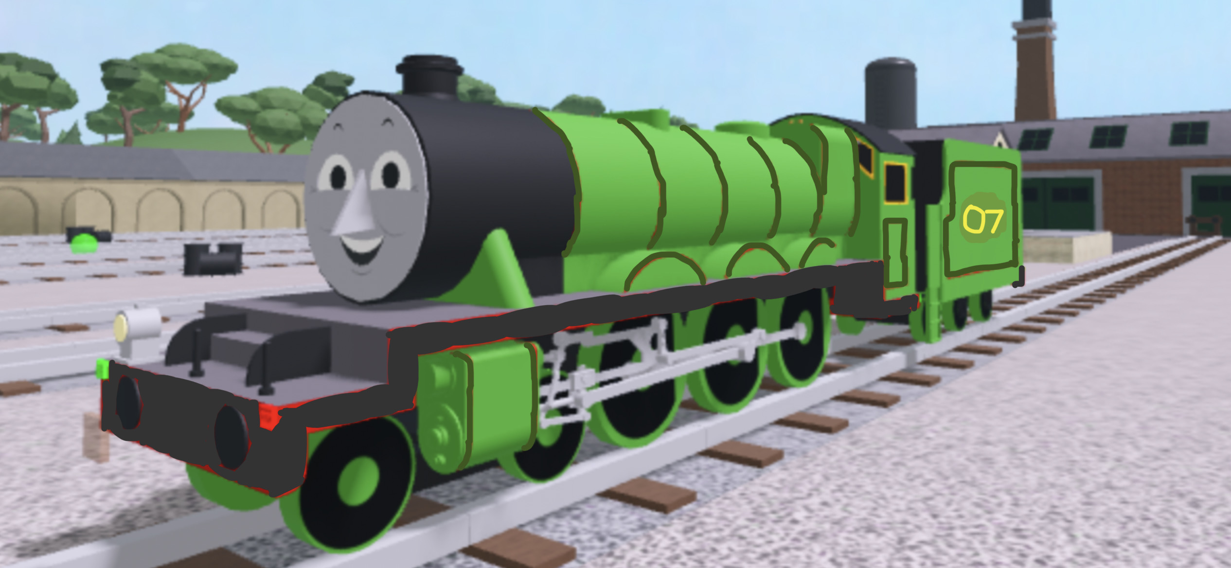 O2 Tender Engine Johnny the Big Green Tender Engine by Juliantsk123 on DeviantArt