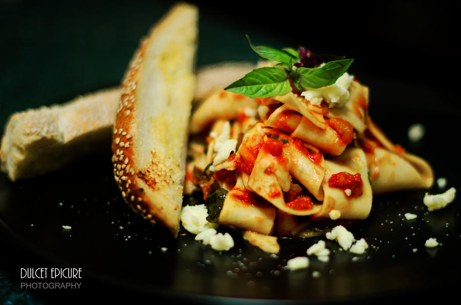 Sun Dried Capsicum Pappardelle