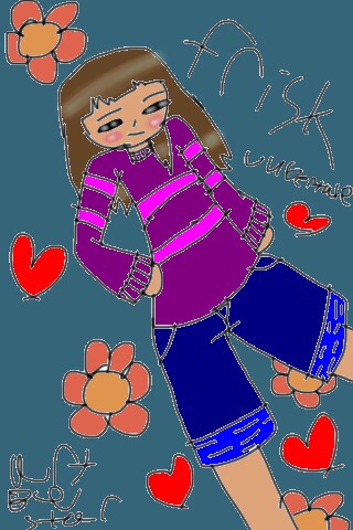 Frisk undertale fan art by 012002 on DeviantArt