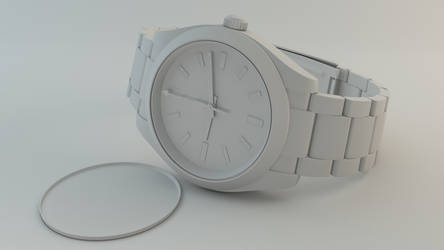 Rolex Milgaus Clay Render