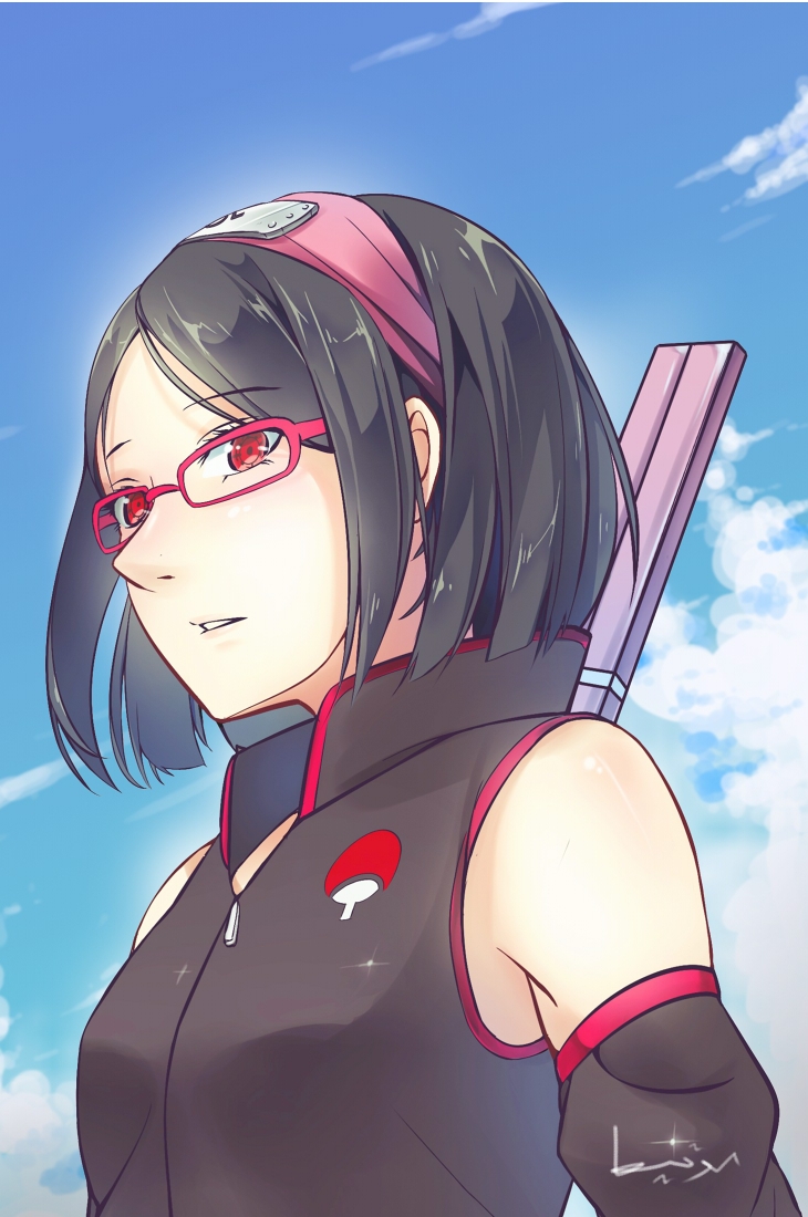 Sarada Uchiha [FANART] by moeqit on DeviantArt