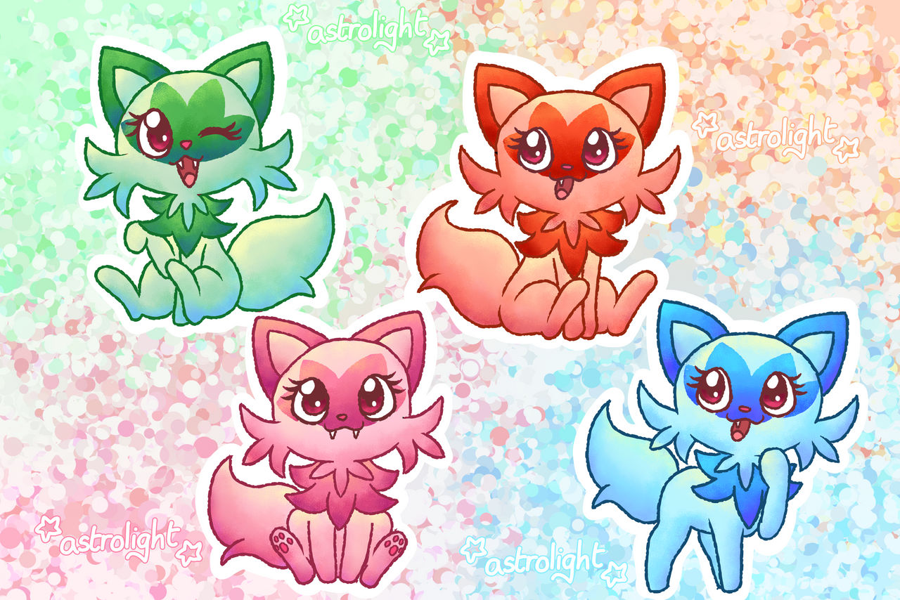 Sprigatito Seasons by AstrolightArt on DeviantArt