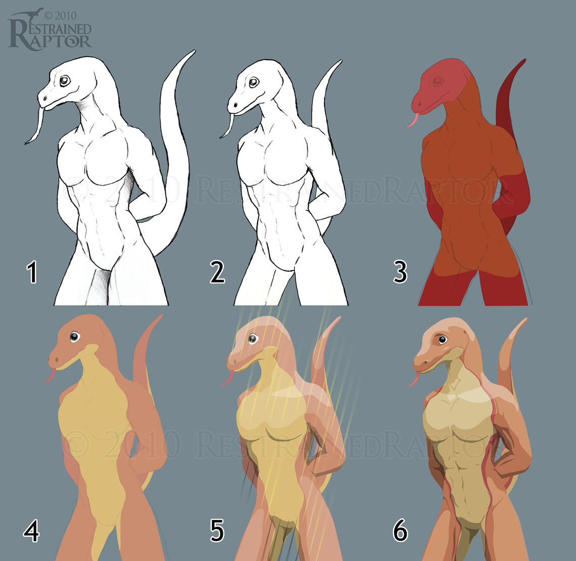 (Old 2010) Lizard Guy - Step by Step