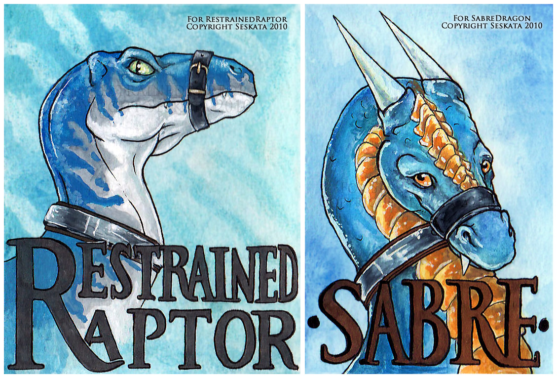 RestrainedRaptor and SabreDragon AC2010 Badge