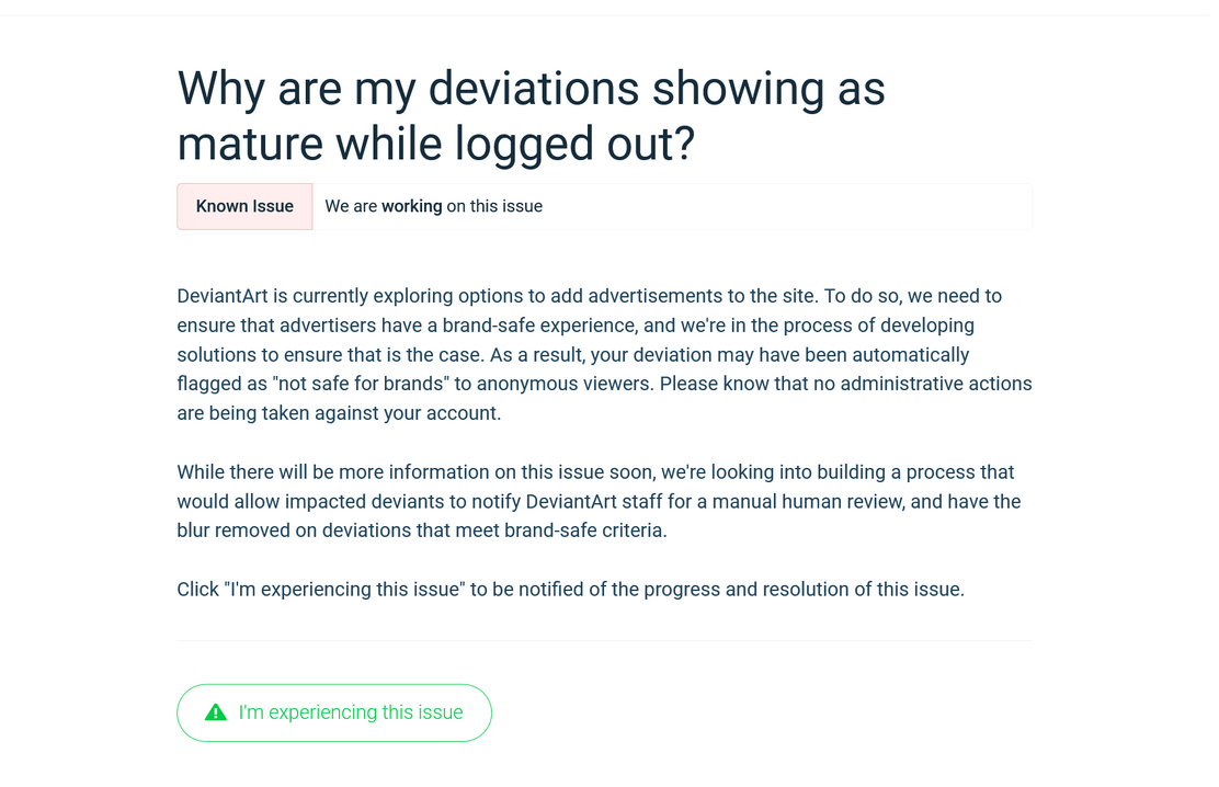 Deviations showing as Mature while Logged Out by RestrainedRaptor on ...