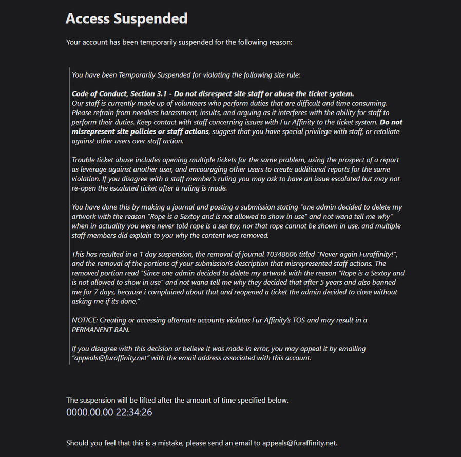 FA's Hidden Policy on Fetish Fursuit Photography by RestrainedRaptor on ...