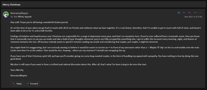 FurAffinity: The Road to a Life Sentence by RestrainedRaptor on DeviantArt