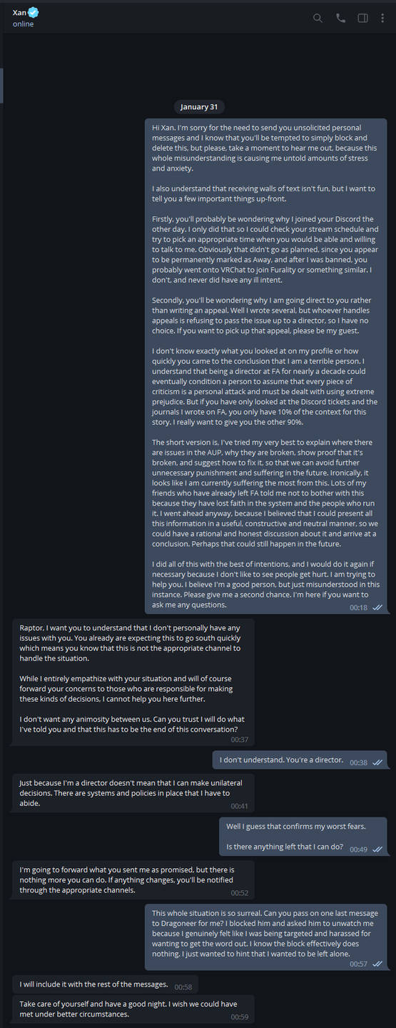 FurAffinity: The Road to a Life Sentence by RestrainedRaptor on DeviantArt