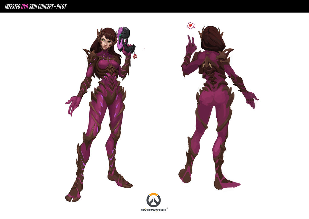 Infested Dva Skin Concept by Neexz on DeviantArt