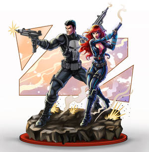 Punisher and BlackWidow