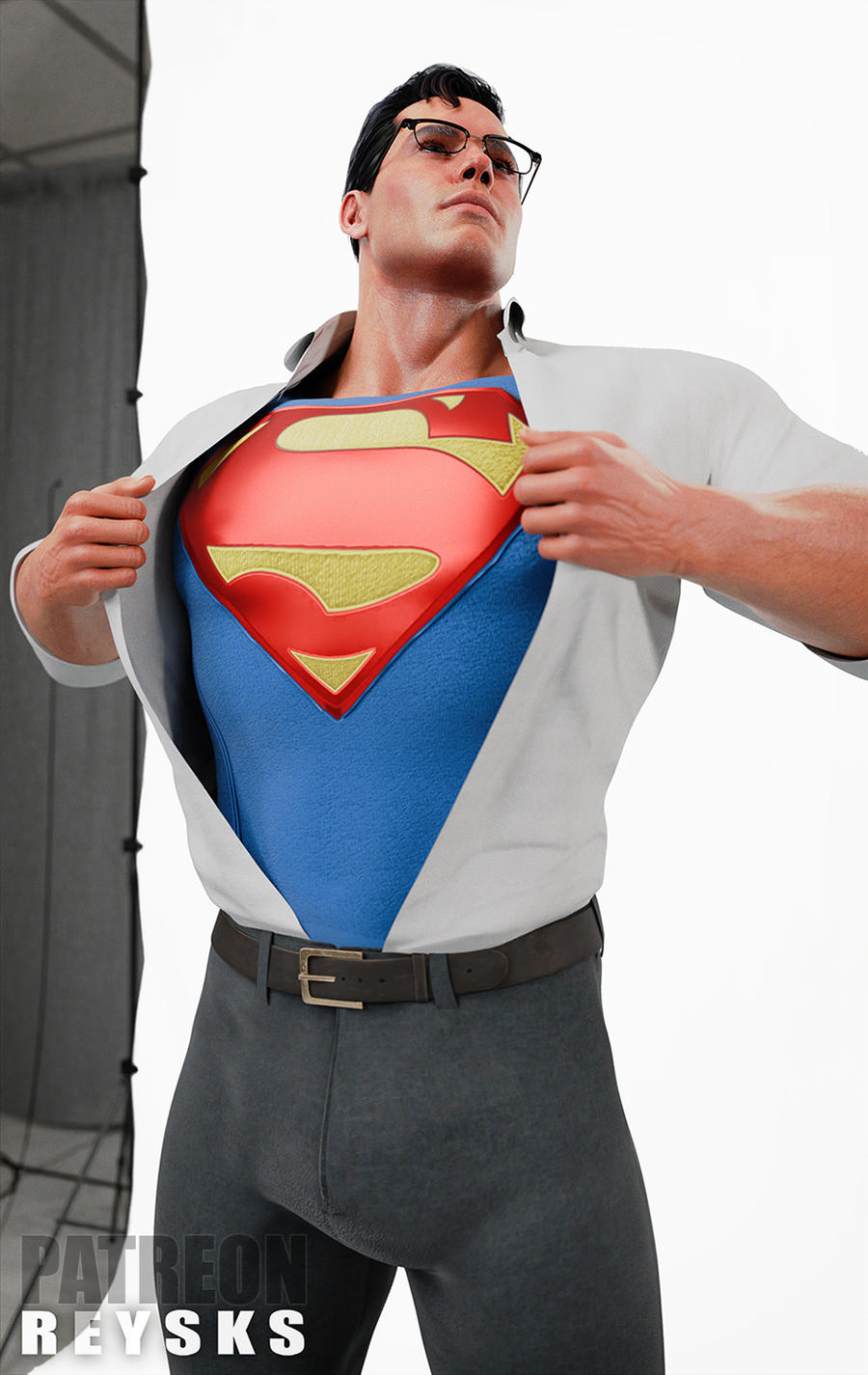 Superman shirt rip by reysks on DeviantArt