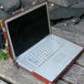 The steampunk laptop - opened