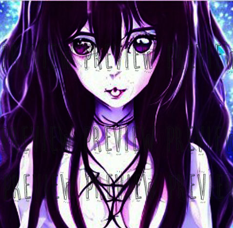 Purple Anime Girl - Profile Pic by Hassyah on DeviantArt