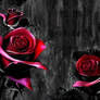 AI Gothic roses Wallpaper