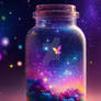 Pixie Dust Inside a Jar - Phone Screen Background