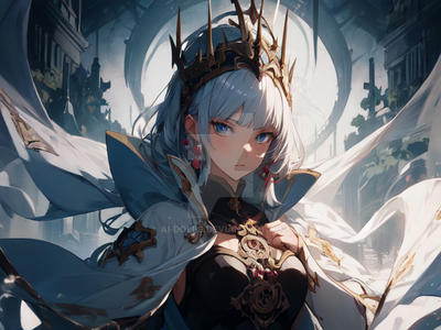 Premium AI Image  Fantasy Anime Fighter Wallpaper Background