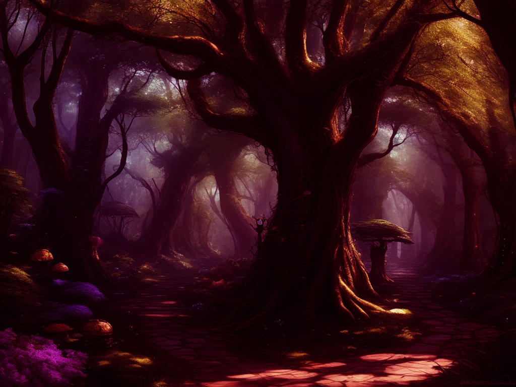 Fantasy Forest Background Premium Stock by AI-Dolls on DeviantArt
