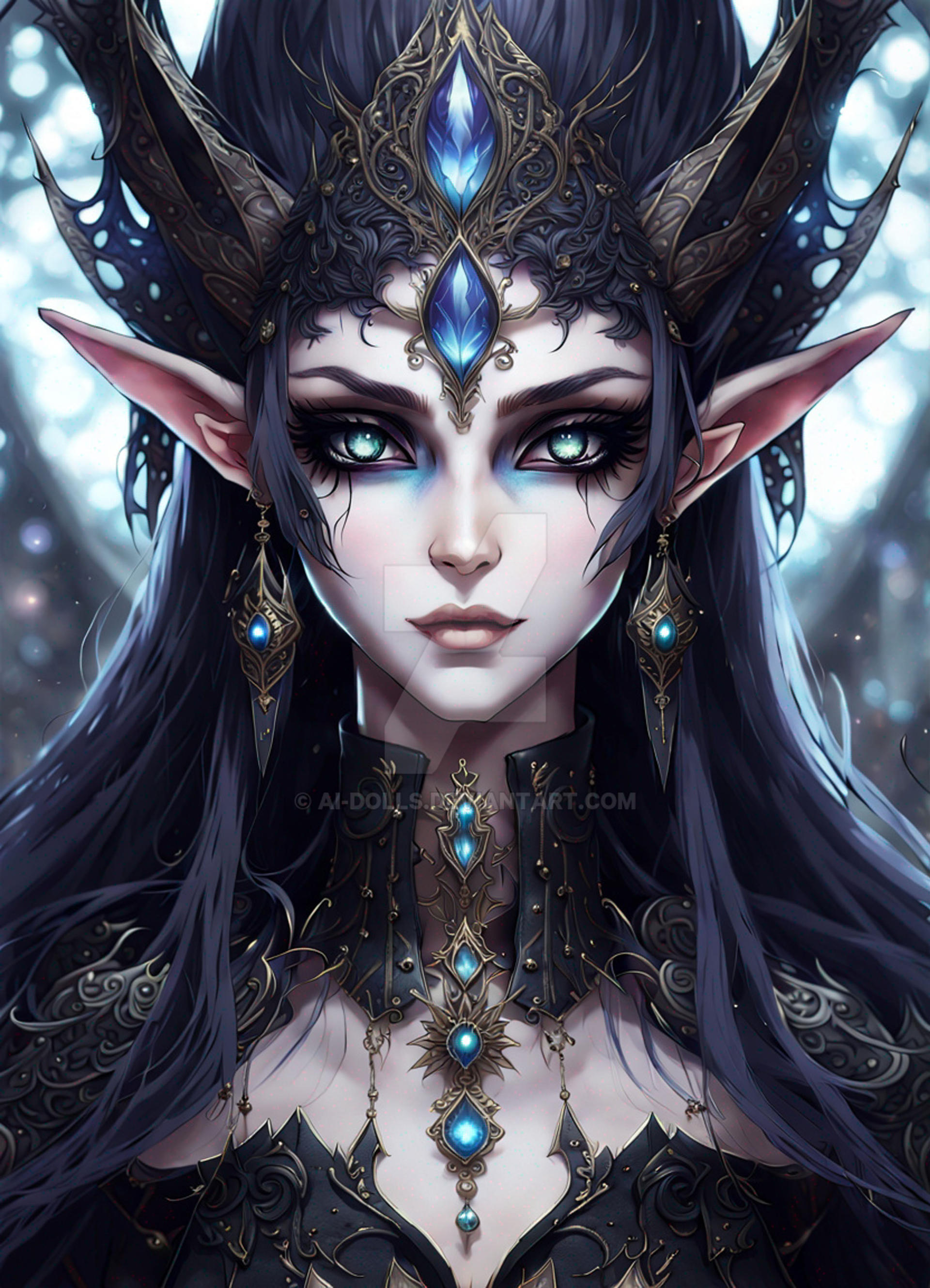 4k Elf Phone Wallpaper 001 by AI-Dolls on DeviantArt