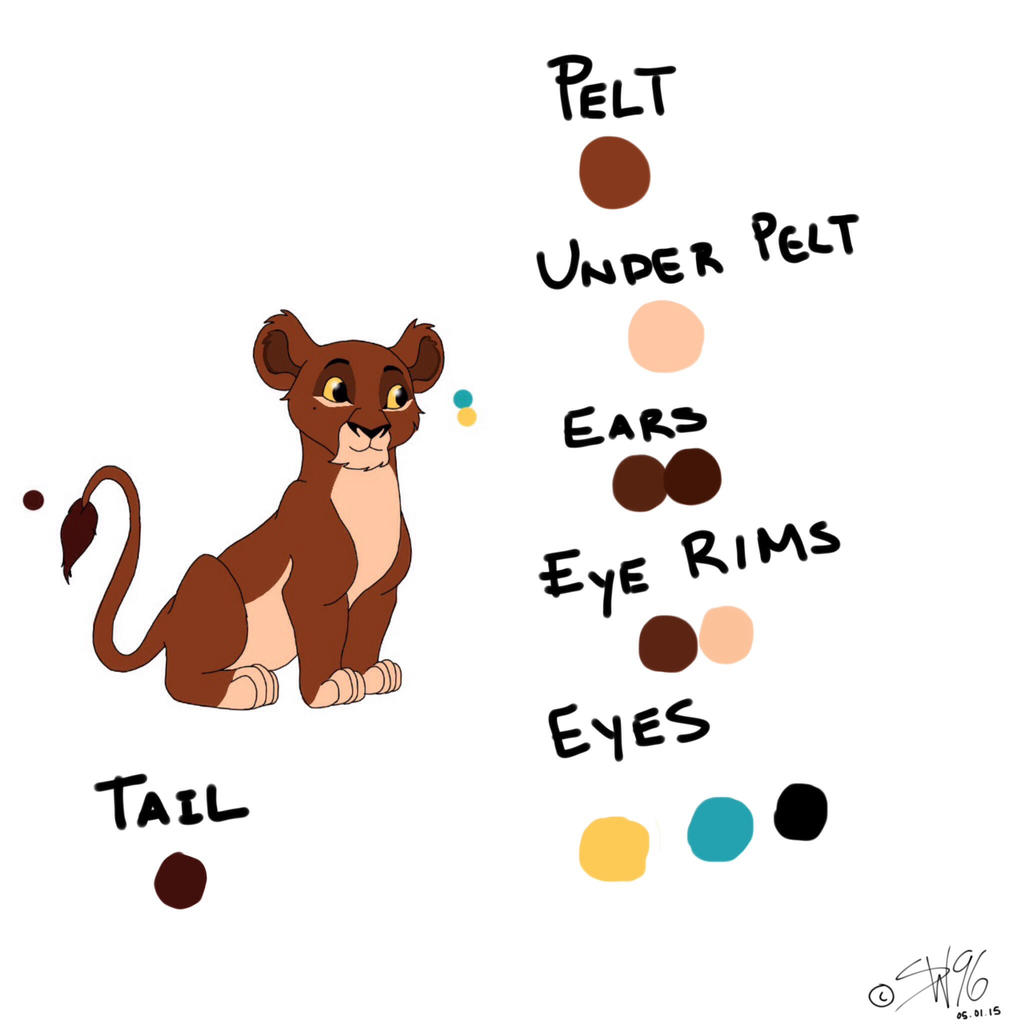 Character Color Palette for kierra172 by NttArts on DeviantArt