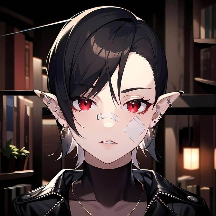 Angelina (Shadow elf butler) (female) by sharkbatjay on DeviantArt