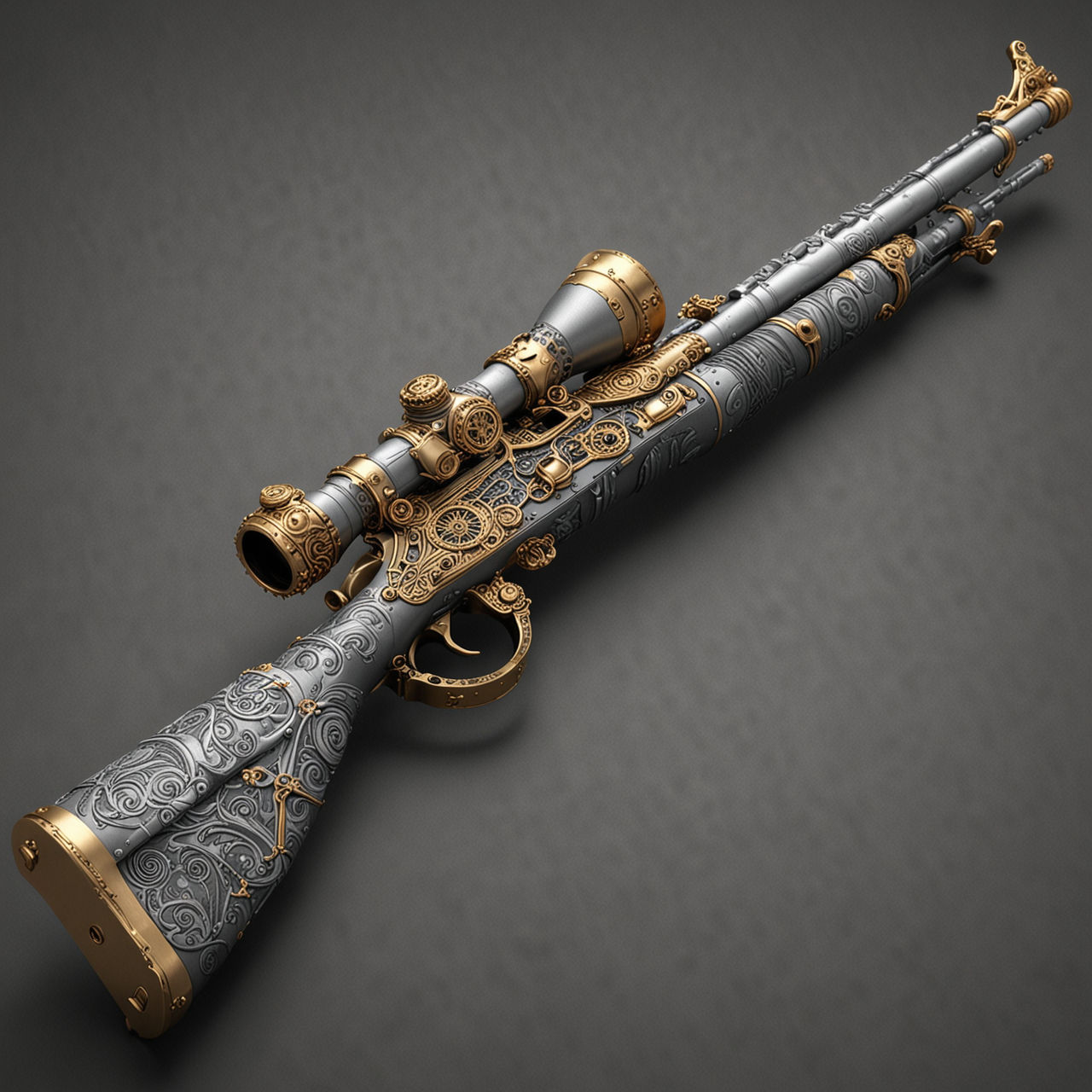 Steampunk Rifle by BeeBeeRockZ69 on DeviantArt