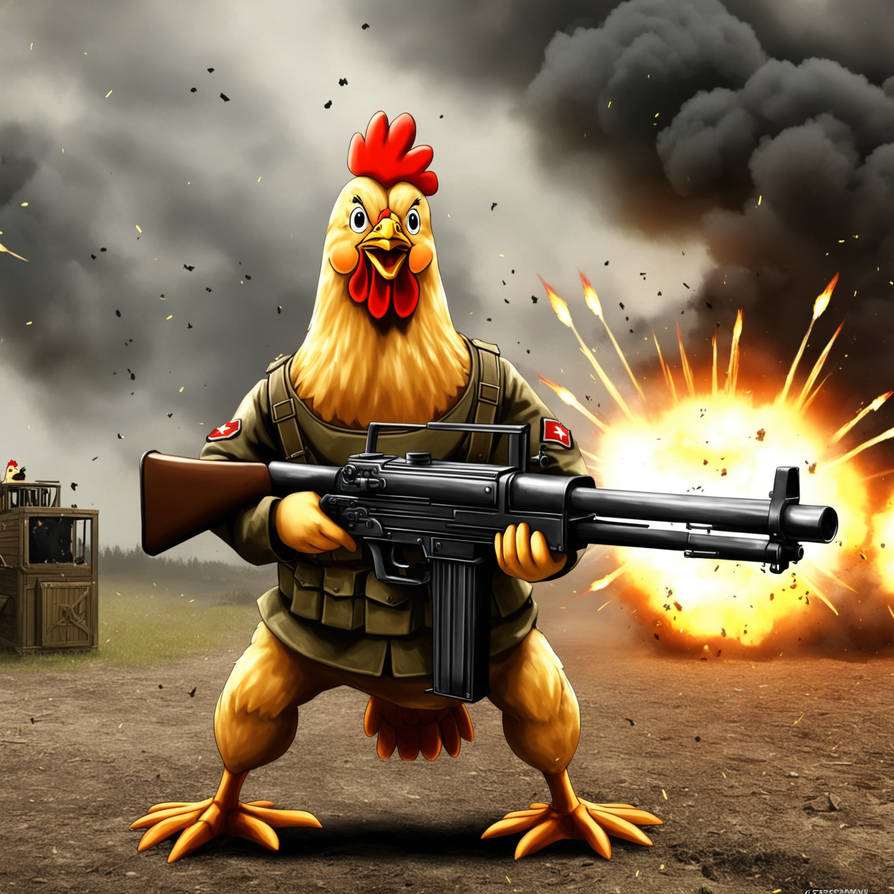 Freaking Chicken Crazy Chicken by BeeBeeRockZ69 on DeviantArt