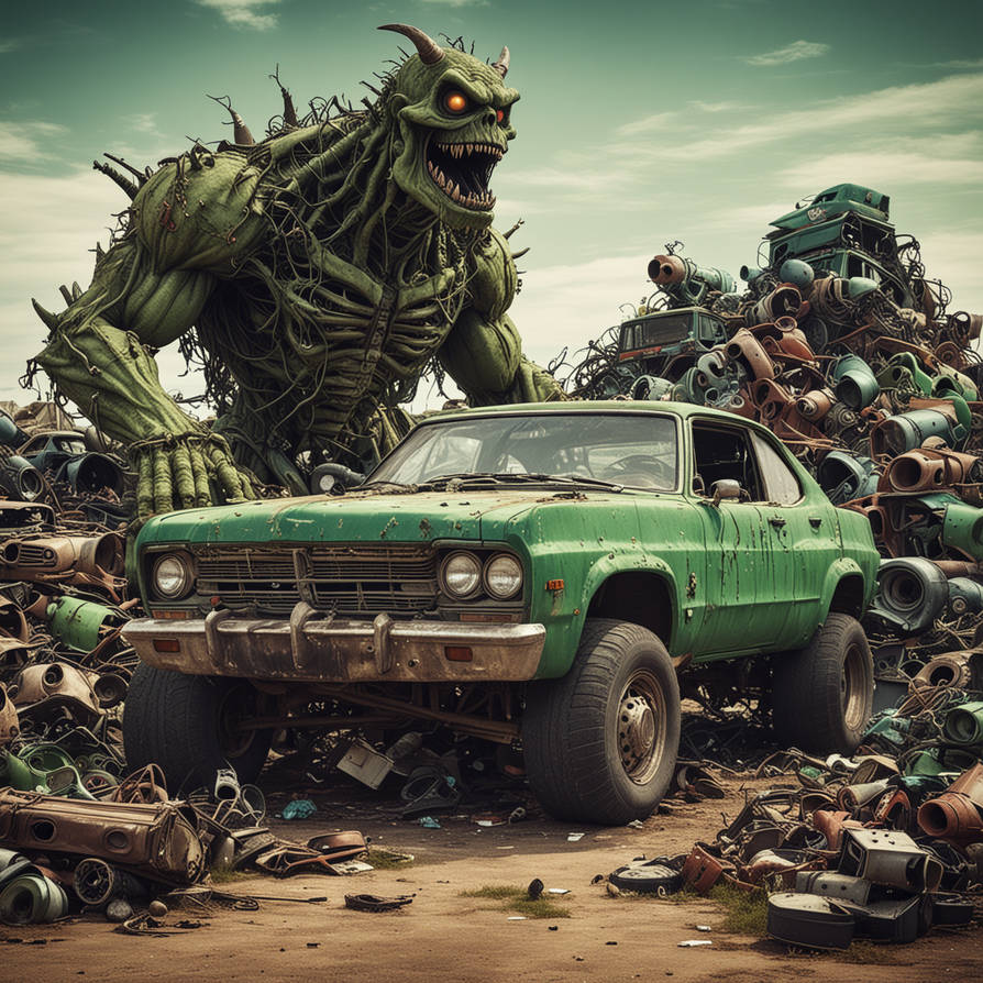 Junk Model Creature Junk Monster by BeeBeeRockZ69 on DeviantArt