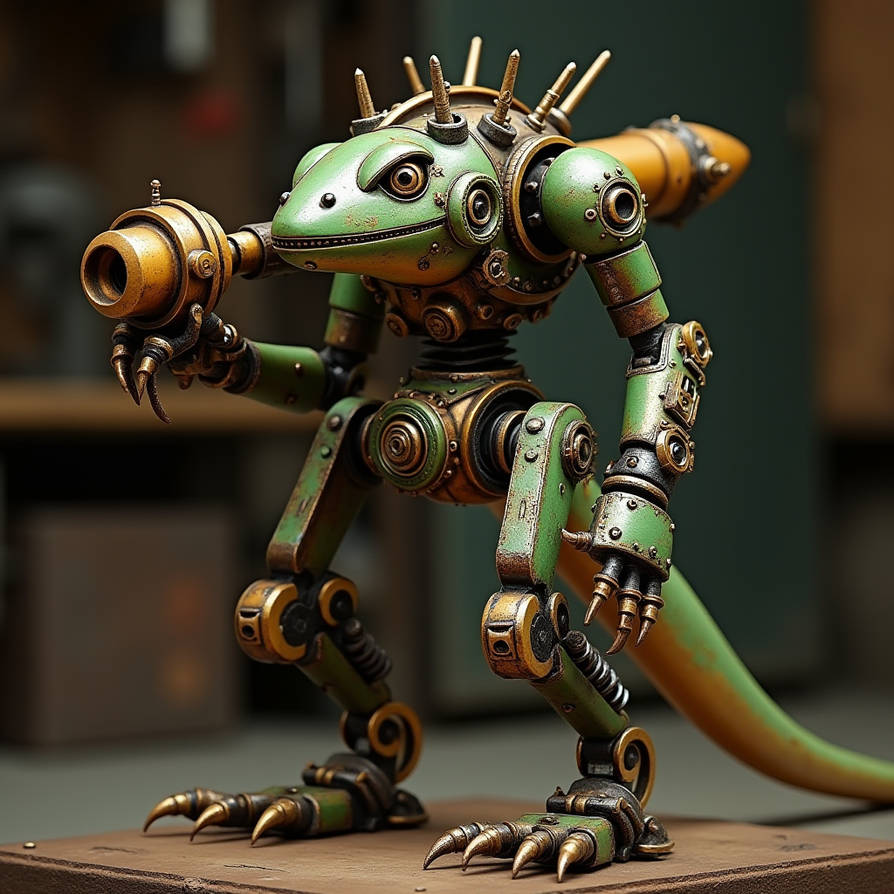 Lizard Robot With A Rocket by BeeBeeRockZ69 on DeviantArt