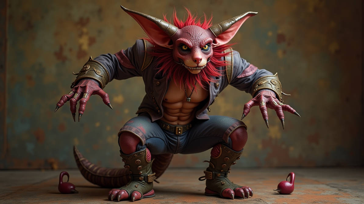 Remlin Q Lil Red Gremlin by BeeBeeRockZ69 on DeviantArt