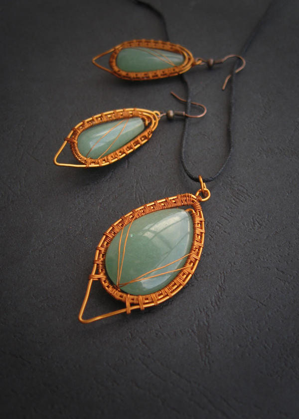 Aventurine set