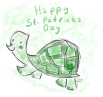 st. patrick's day turtle