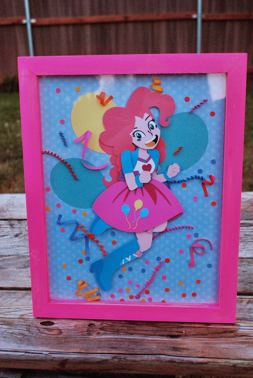 EG Pinkie Pie Shadowbox with Frame