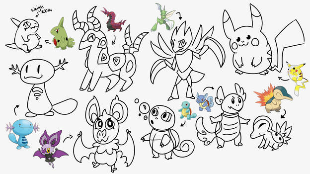 Drawing Pokemon From Memory