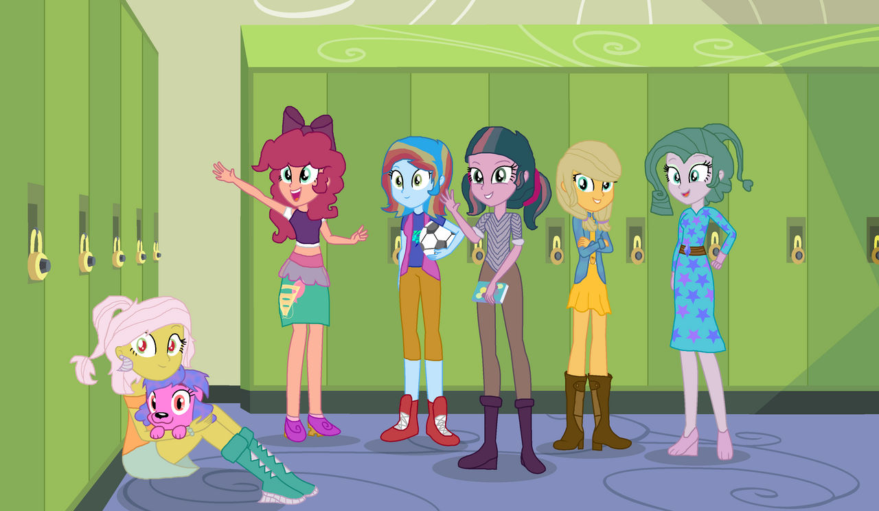 Hey!! (MLP EG) by SongPenSeranadeMLP on DeviantArt