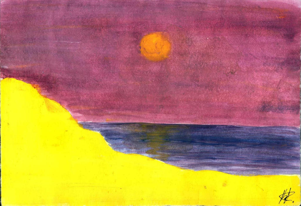 Split Complementary Color Landscape by klngggirl on DeviantArt