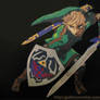 Paper Twilight Princess Link