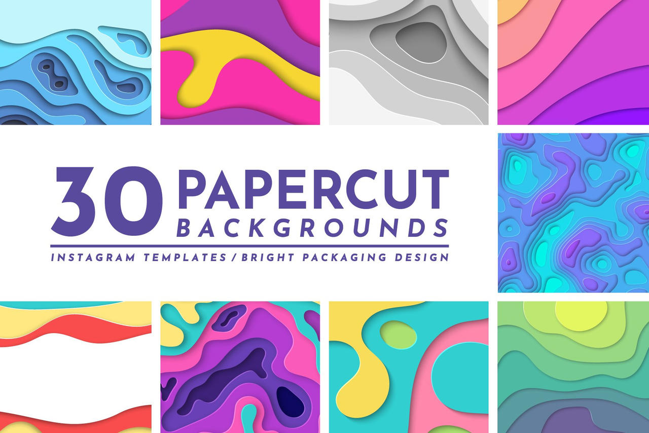Paper Backdrops Vector Paper Cut 30 Backdrops Collection by tevodanee91 on DeviantArt