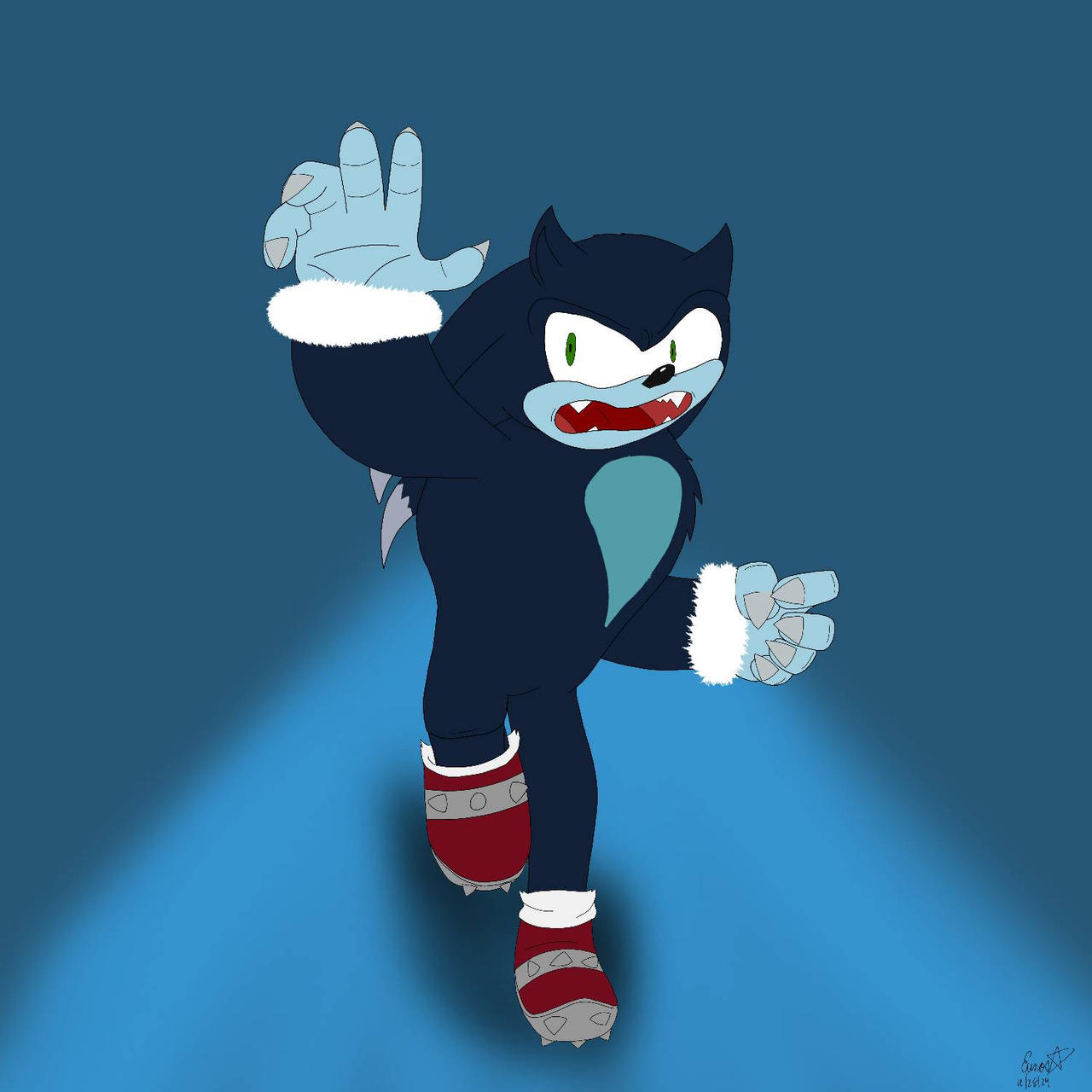 Dig Sonic Sonic the Werehog by Eunos16 on DeviantArt